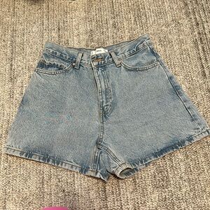 Never Worn Mango High Rise Denim Shorts